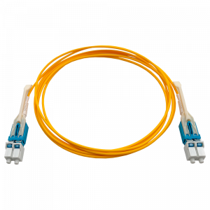 Патч-корд оптический дуплексный, LC-LC, Uniboot Pull-tab, OS2, LSZH, желтый